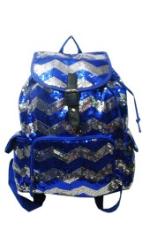 Sequin Backpack-ZIQ2929L#ROY/NAVY